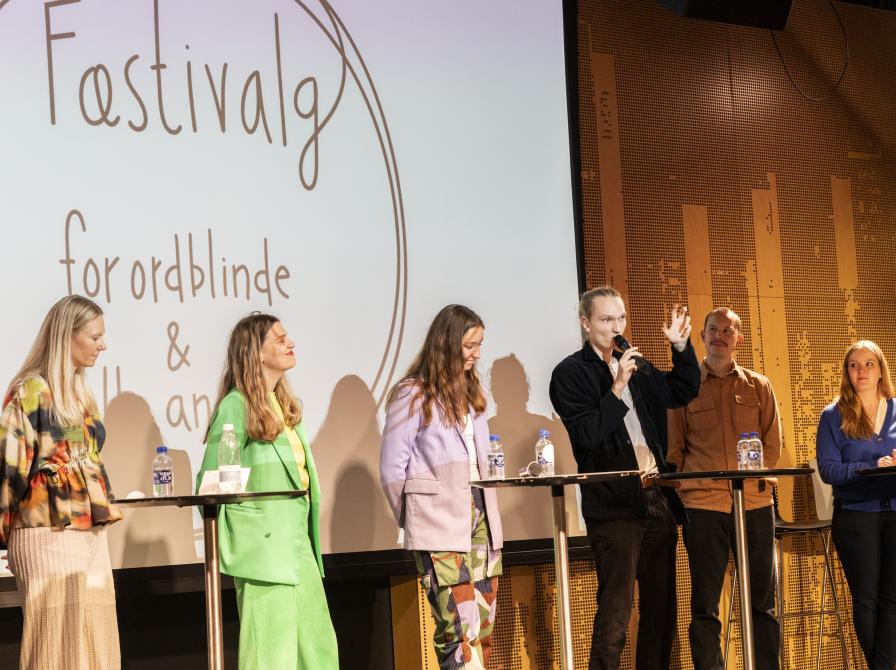 Fæstivalg i Dokk1 - en festival for ordblinde og alle andre.